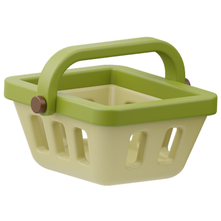 Shopping Basket  3D Icon