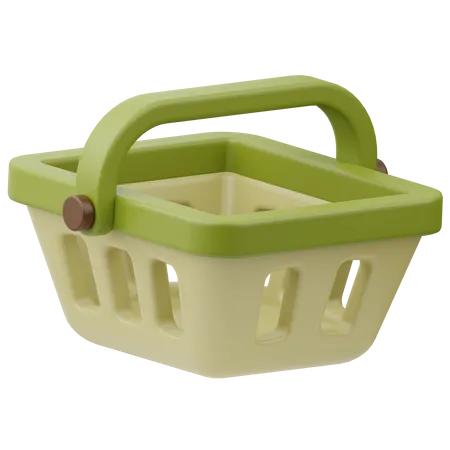 Shopping Basket  3D Icon