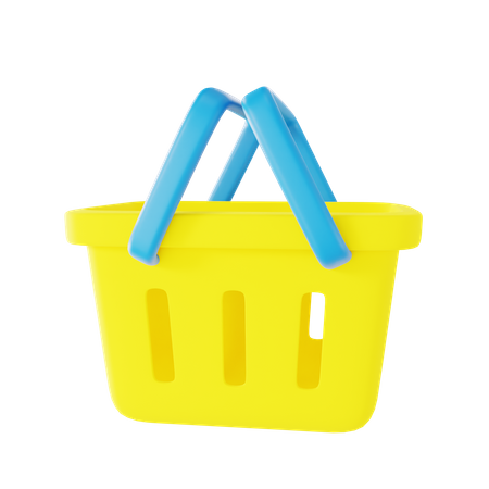 Shopping Basket  3D Icon