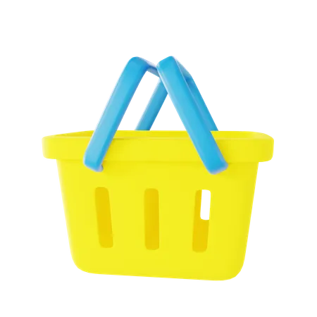 Shopping Basket  3D Icon