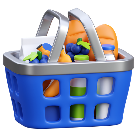 Shopping Basket  3D Icon