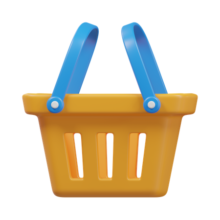 Shopping Basket  3D Icon