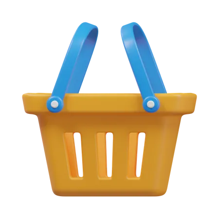 Shopping Basket  3D Icon