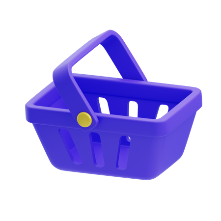 Shopping Basket  3D Icon