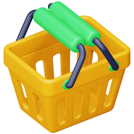 Shopping Basket  3D Icon