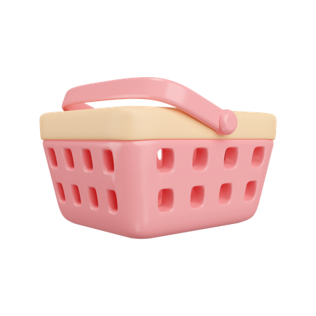 Shopping Basket  3D Icon