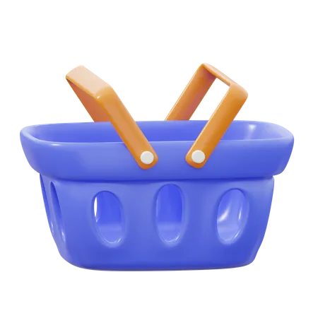 Shopping Basket  3D Icon