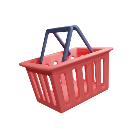 Shopping Basket  3D Icon