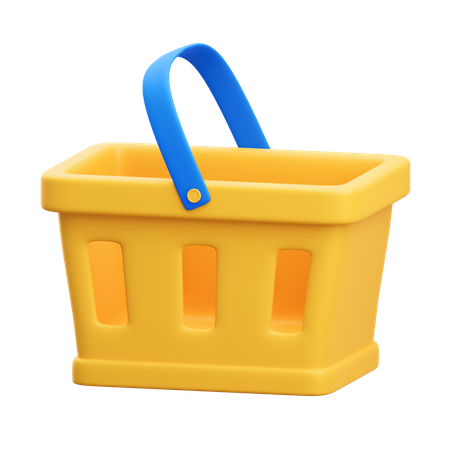 Shopping Basket  3D Icon