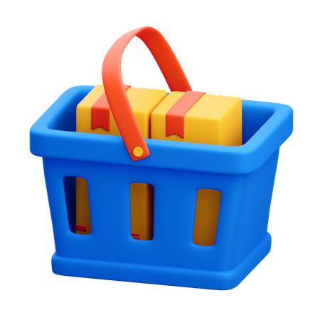 Shopping Basket  3D Icon