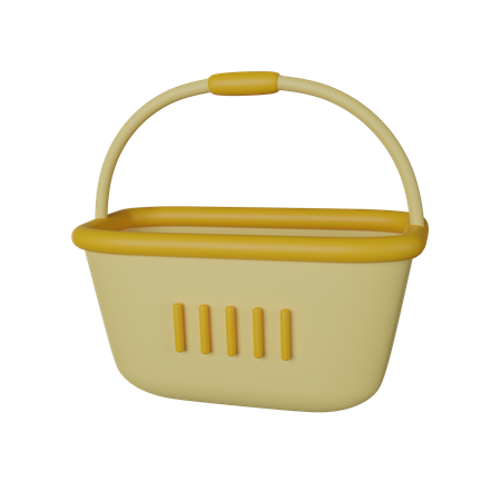 Shopping Basket  3D Icon