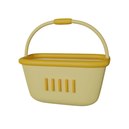 Shopping Basket  3D Icon