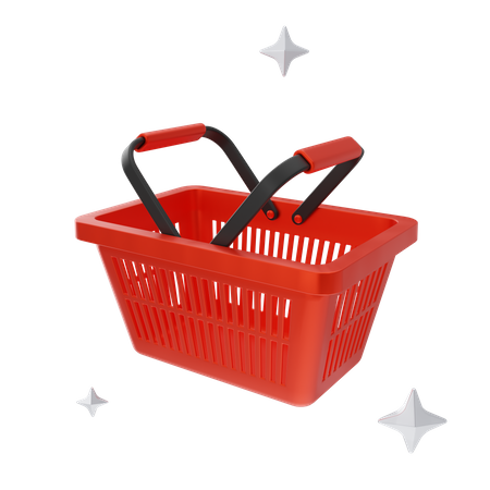 Shopping Basket  3D Icon