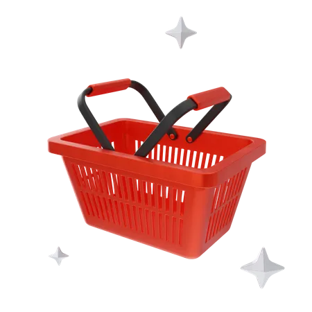 Shopping Basket  3D Icon