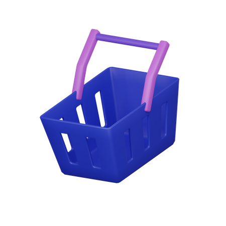 Shopping Basket  3D Icon