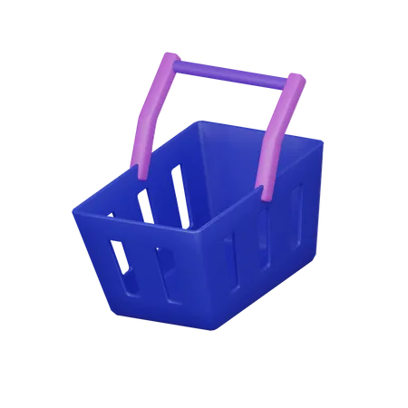 Shopping Basket  3D Icon