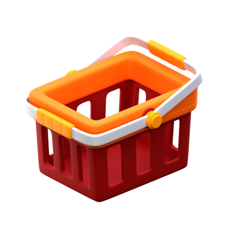 Shopping Basket  3D Icon