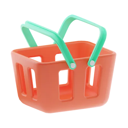 Shopping Basket  3D Icon