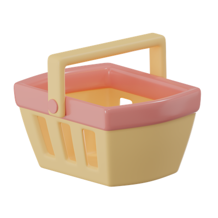 Shopping Basket  3D Icon