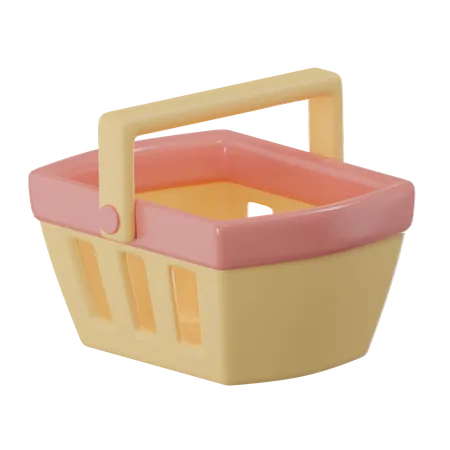 Shopping Basket  3D Icon