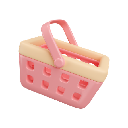 Shopping Basket  3D Icon