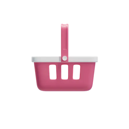 Shopping Basket  3D Icon