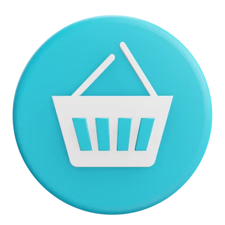 Shopping Basket  3D Icon