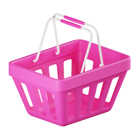 Shopping Basket  3D Icon