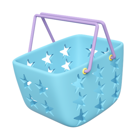 Shopping Basket  3D Icon