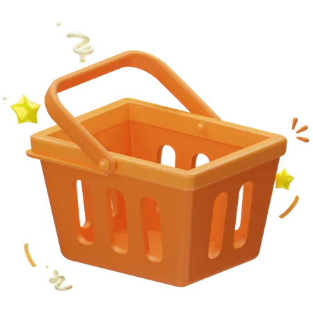 Shopping Basket  3D Icon