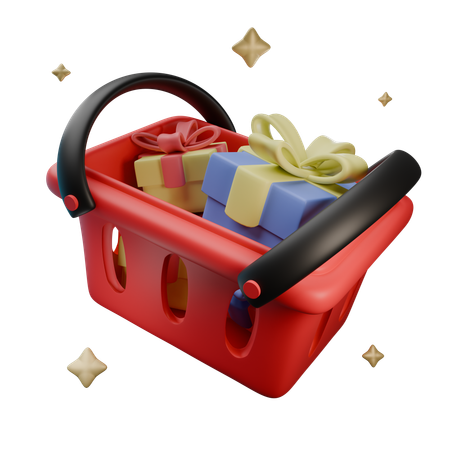 Shopping Basket  3D Icon