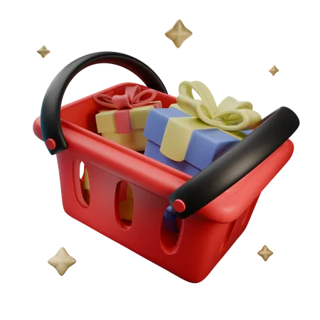 Shopping Basket  3D Icon