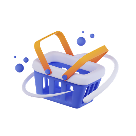 Shopping Basket  3D Icon