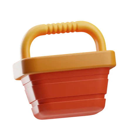 Shopping Basket  3D Icon