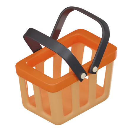 Shopping Basket  3D Icon