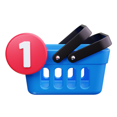 Shopping Basket  3D Icon