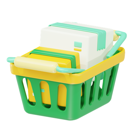 Shopping Basket  3D Icon