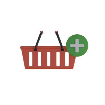 Shopping Basket  3D Icon