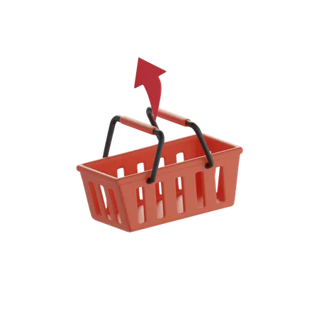 Shopping Basket  3D Icon