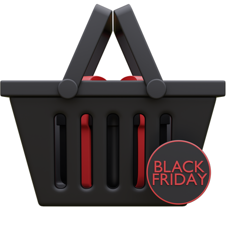 Shopping Basket  3D Icon