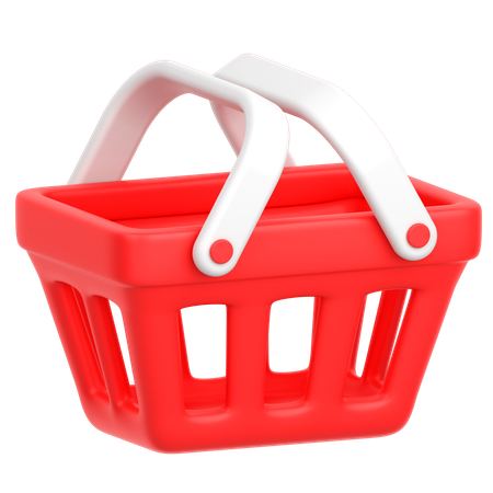 Shopping Basket  3D Icon