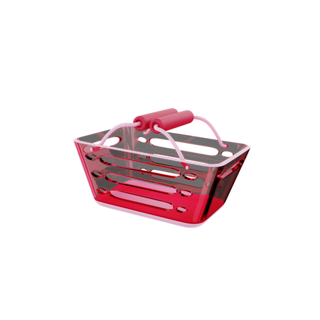 Shopping Basket  3D Icon