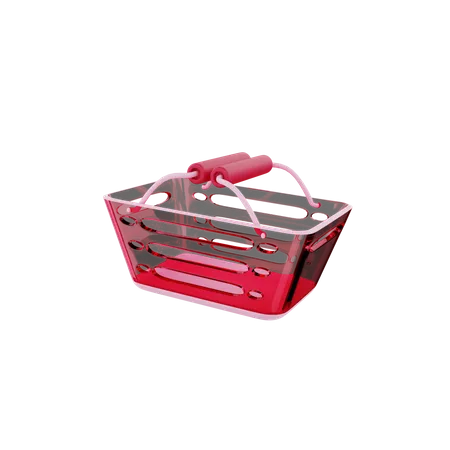 Shopping Basket  3D Icon