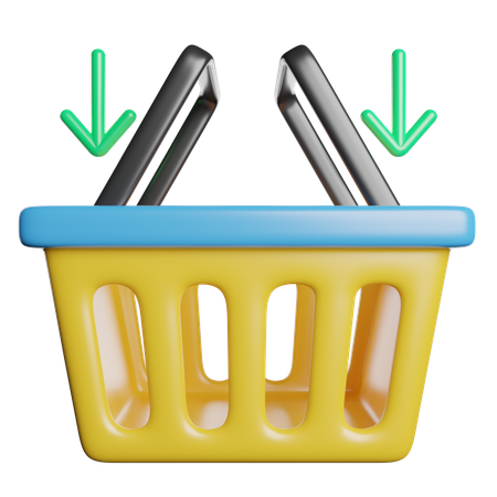 Shopping Basket  3D Icon