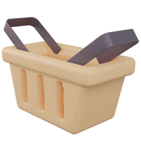 Shopping Basket  3D Icon