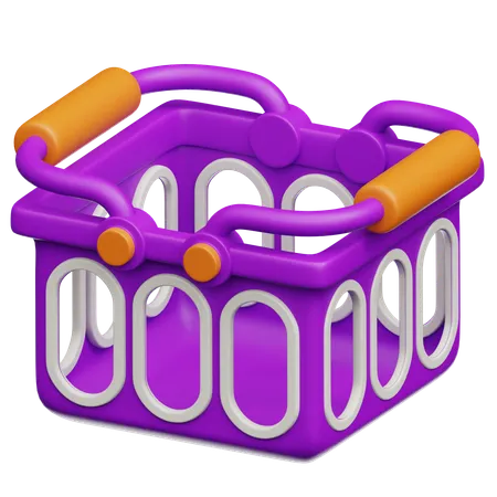 Shopping basket  3D Icon