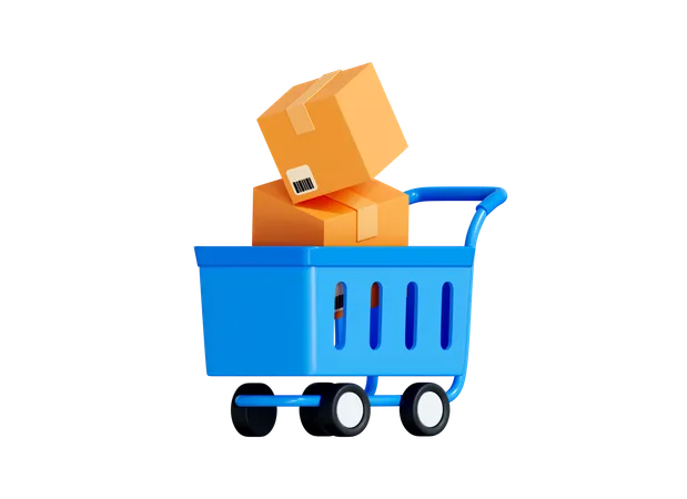 Shopping Basket  3D Icon