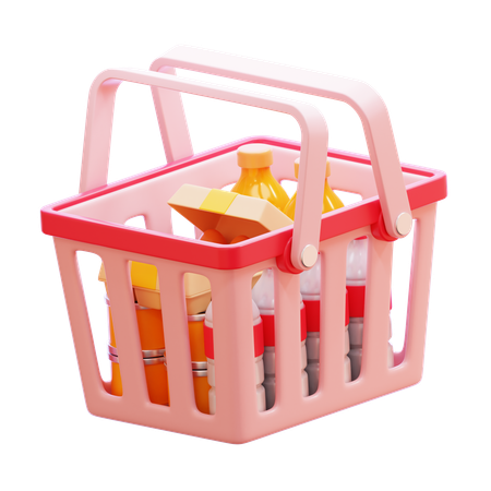 SHOPPING BASKET  3D Icon