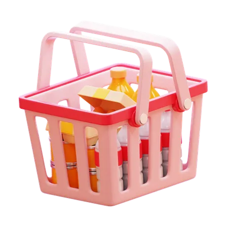 SHOPPING BASKET  3D Icon