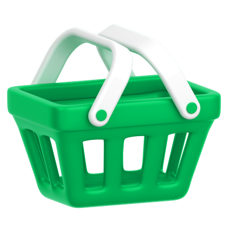 Shopping Basket  3D Icon